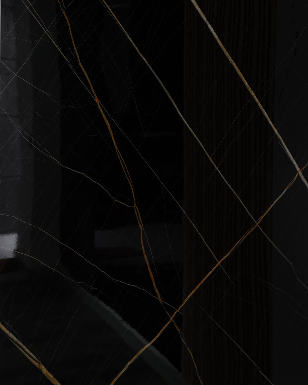 Lámina PVC tipo Marmol Negro